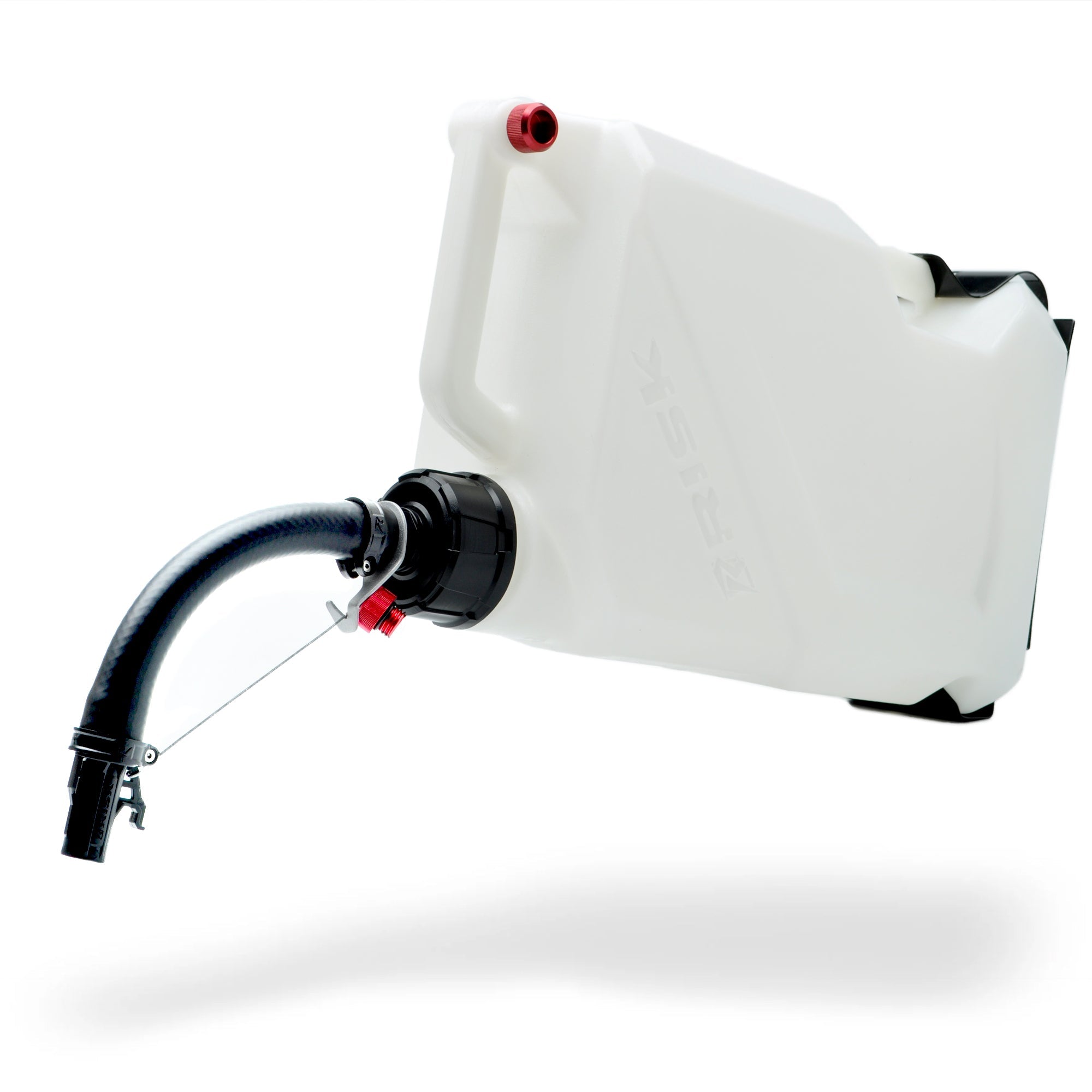 Photo of EZ3 - 3 Gallon Utility Jug Pour Spout & Floor Mount Combo by STKR Concepts - Premium Utility Jug for UTVs / Side by Sides