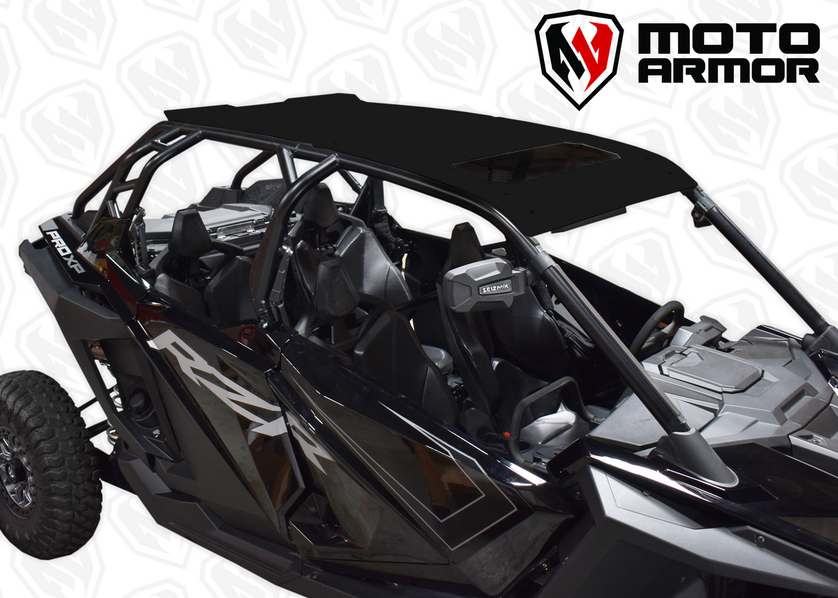 Photo of Aluminum Roof (With Sunroof) RZR PRO XP 4 & RZR TURBO R 4 by Moto Armor - Premium for UTVs / Side by Sides