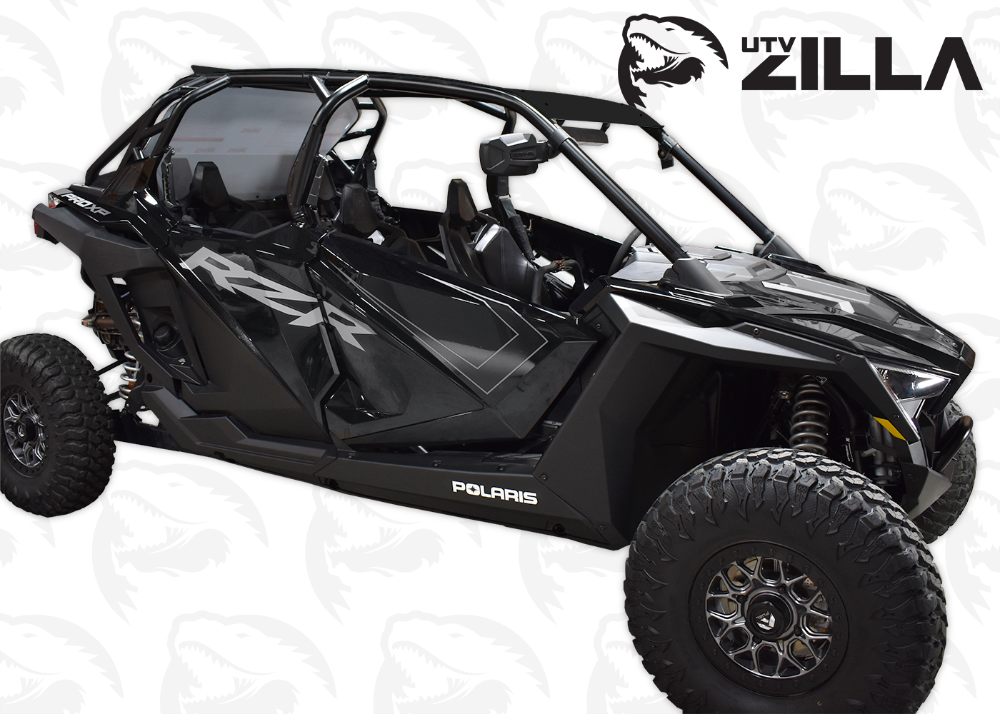 Photo of Black Aluminum Roof for RZR PRO XP 4 by UTVZILLA - Premium for UTVs / Side by Sides
