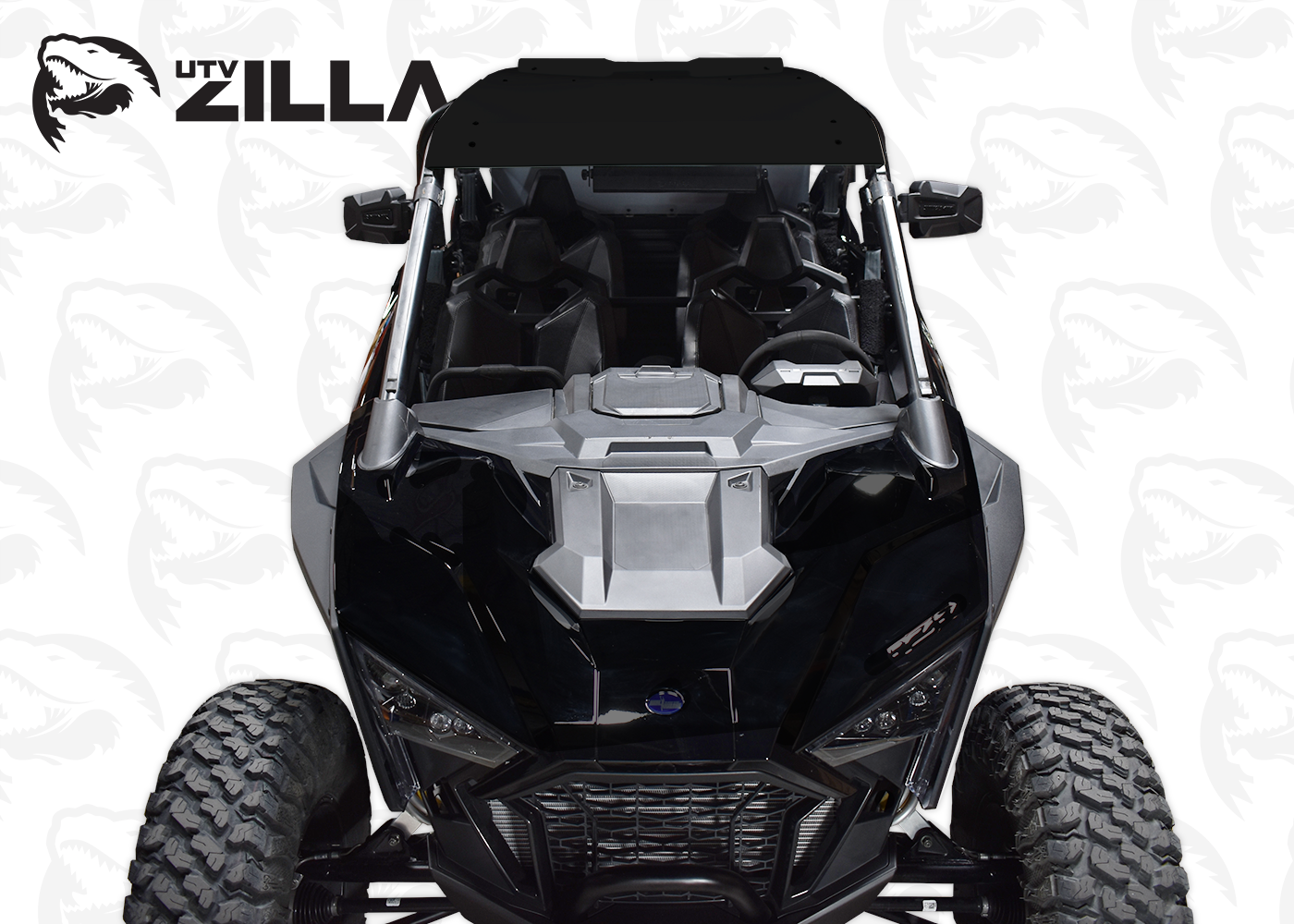 Photo of Black Aluminum Roof for RZR PRO XP 4 by UTVZILLA - Premium for UTVs / Side by Sides