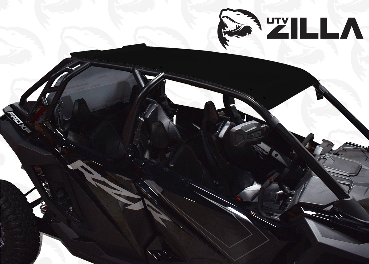 Photo of Black Aluminum Roof for RZR PRO XP 4 by UTVZILLA - Premium for UTVs / Side by Sides