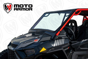 Polaris RZR Turbo S / XP Turbo / XP 1000 Full Glass Windshield for Voodoo Riders Cage