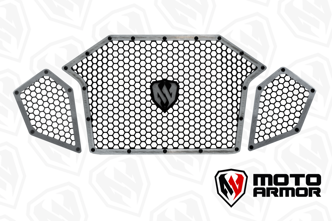 Photo of MA TURBO R/PRO R COMPLETE FRONT GRILL SET by Moto Armor - Premium for UTVs / Side by Sides