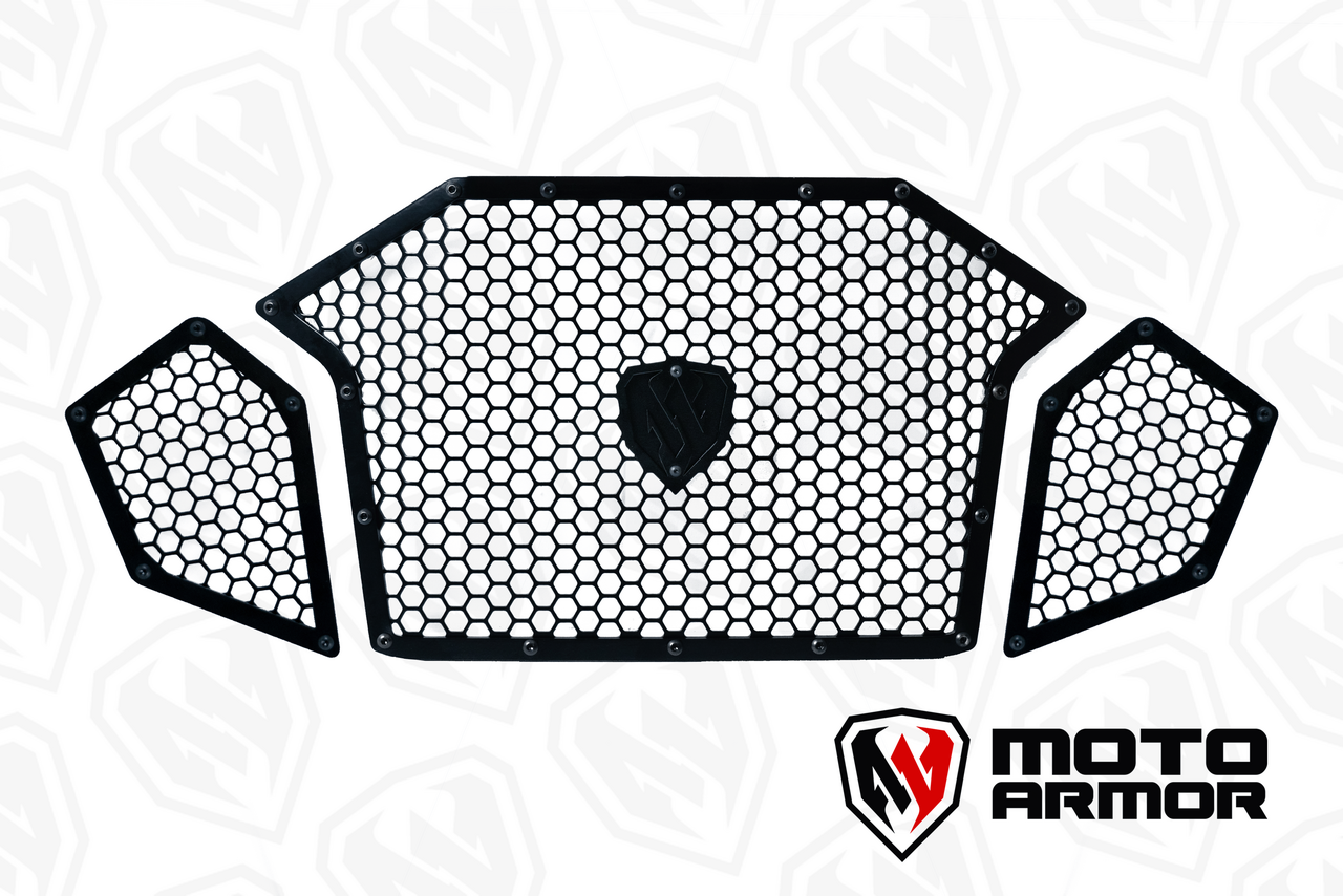 Photo of MA TURBO R/PRO R COMPLETE FRONT GRILL SET by Moto Armor - Premium for UTVs / Side by Sides