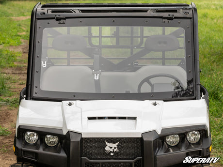 Photo of SuperATV Bobcat UV34 MaxDrive Power Flip Windshield by SuperATV - Premium Windshields for UTVs / Side by Sides