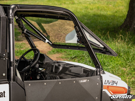 Photo of SuperATV Bobcat UV34 MaxDrive Power Flip Windshield by SuperATV - Premium Windshields for UTVs / Side by Sides