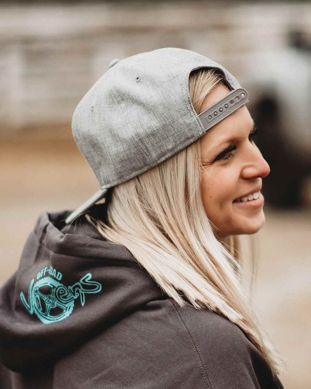 Photo of Braaap! Babe Flatbill Hat by OFF-ROAD VIXENS CLOTHING CO. - Premium Hats for UTVs / Side by Sides