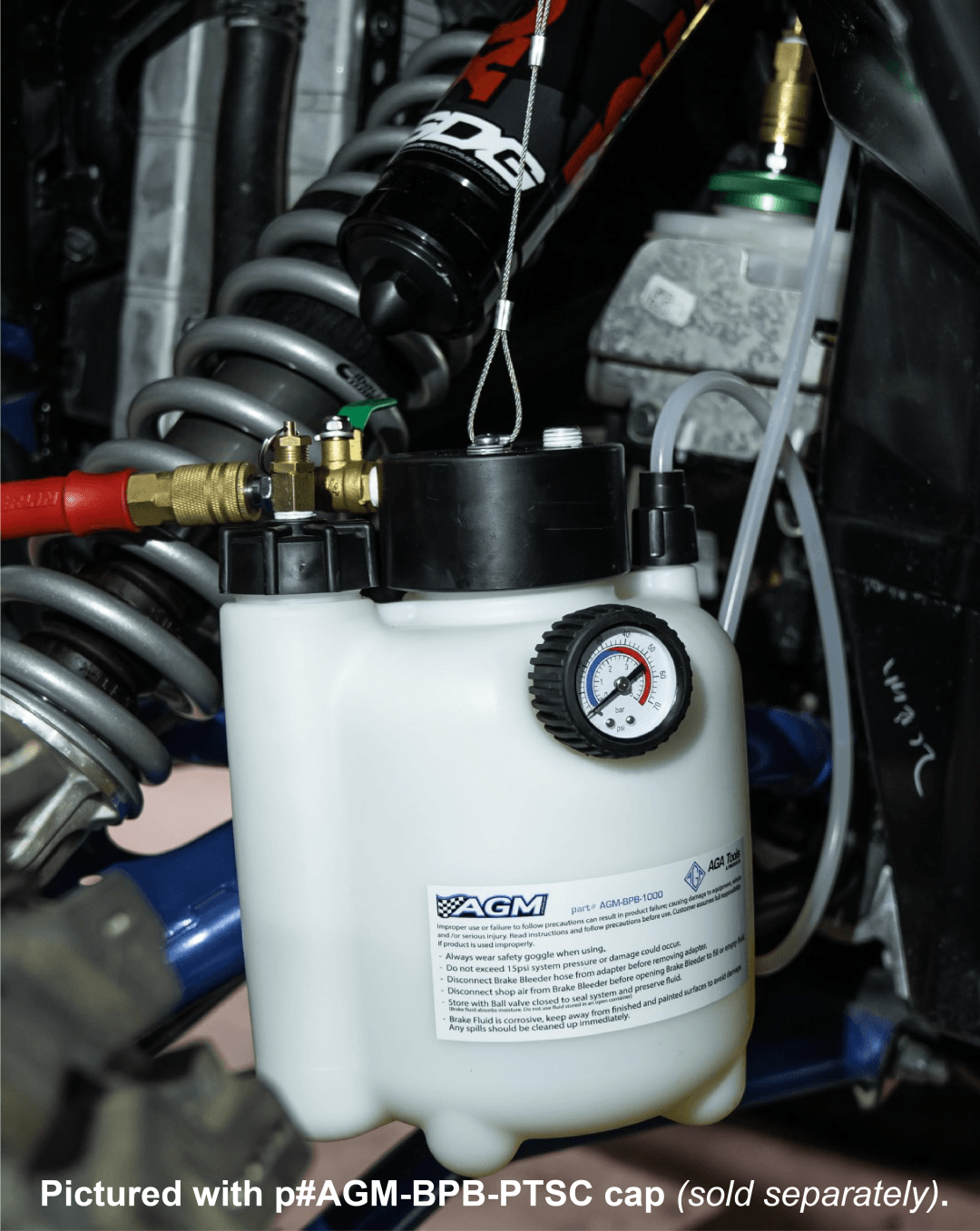 Photo of Brake Pressure Bleeder by AGMProducts - Premium Brake Bleeder for UTVs / Side by Sides