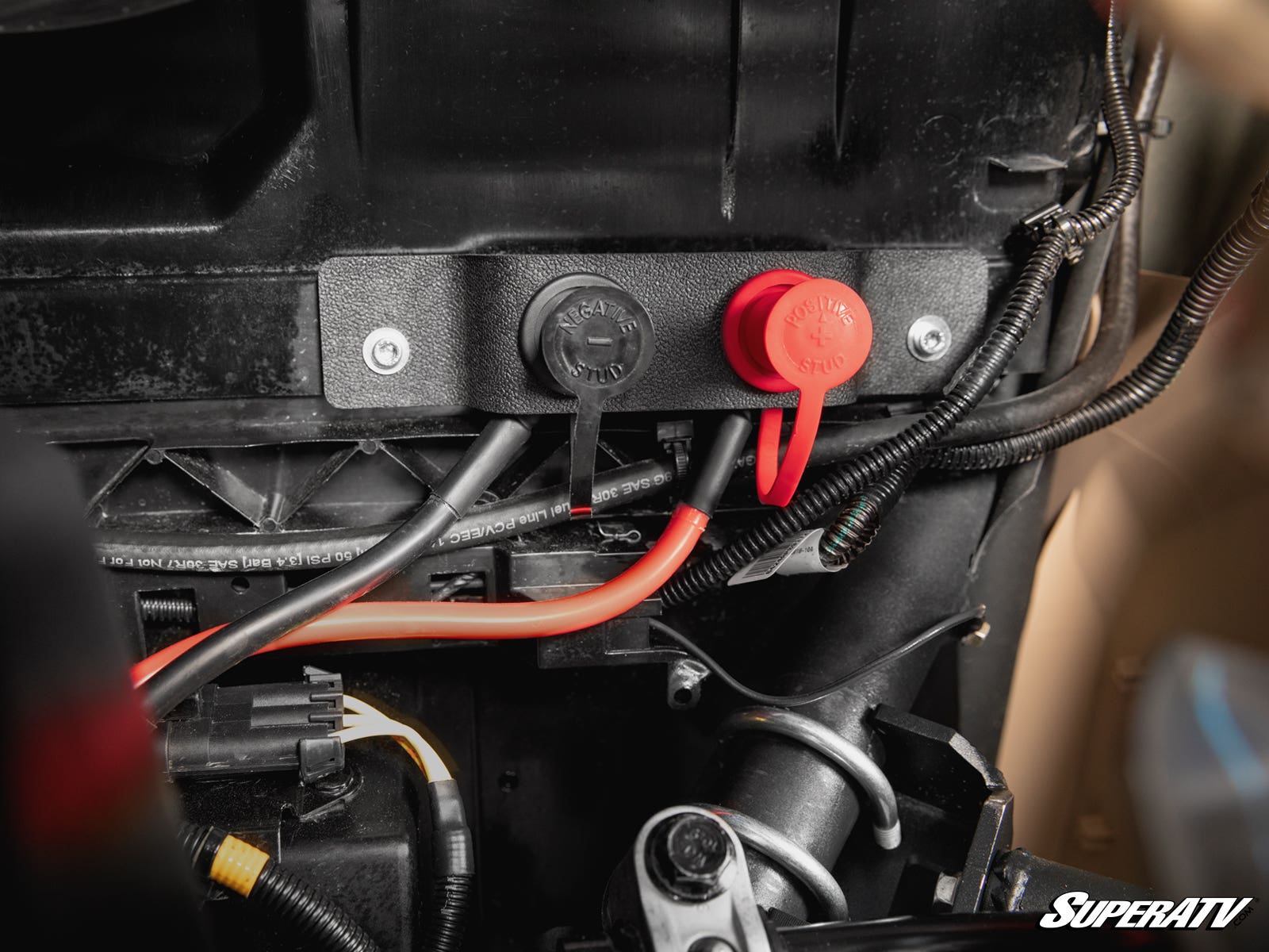 Photo of SuperATV Battery Terminals Relocation Kit by SuperATV - Premium Batteries for UTVs / Side by Sides