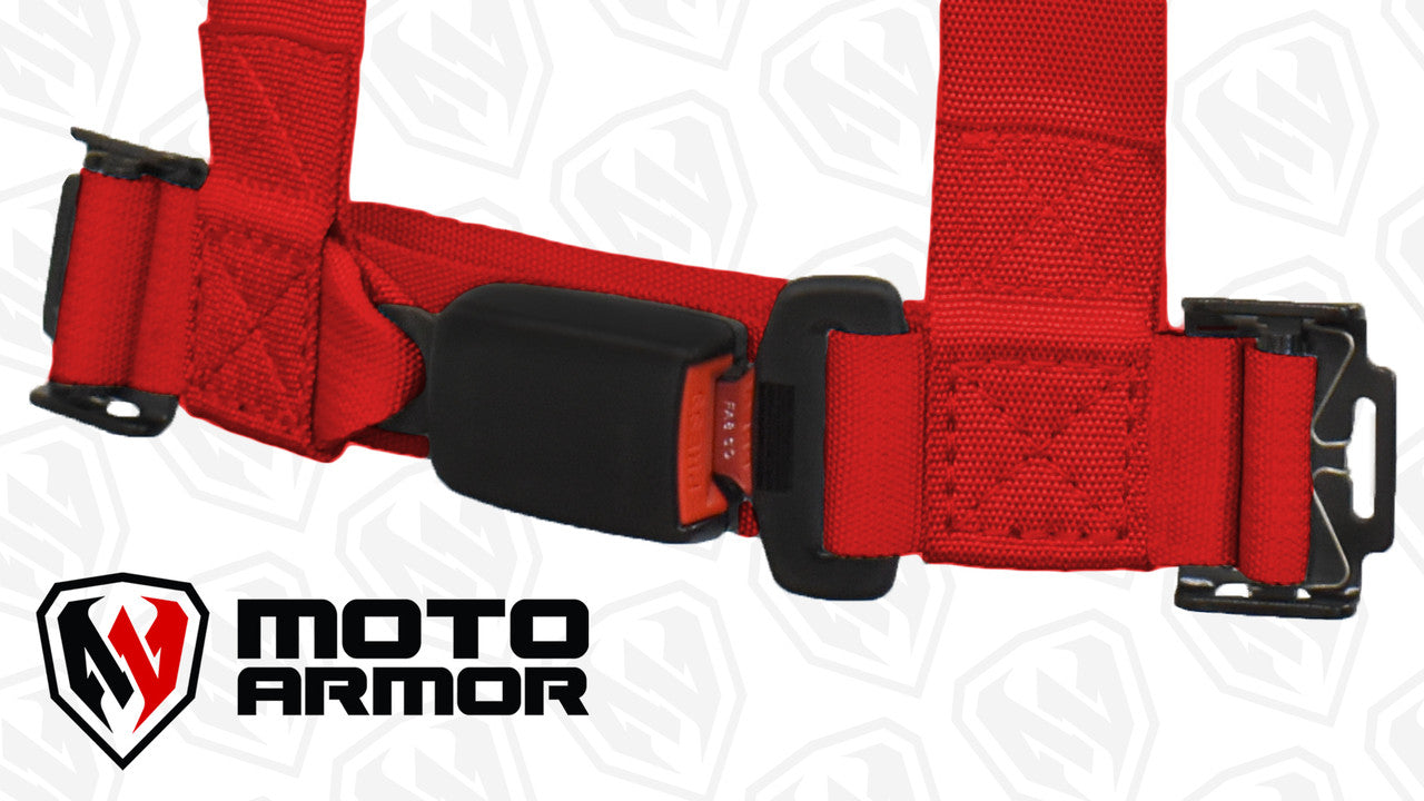 Photo of UTV 4-Point Seat Belt Harness by Moto Armor | OEM Style Latch by Moto Armor - Premium Harnesses for UTVs / Side by Sides