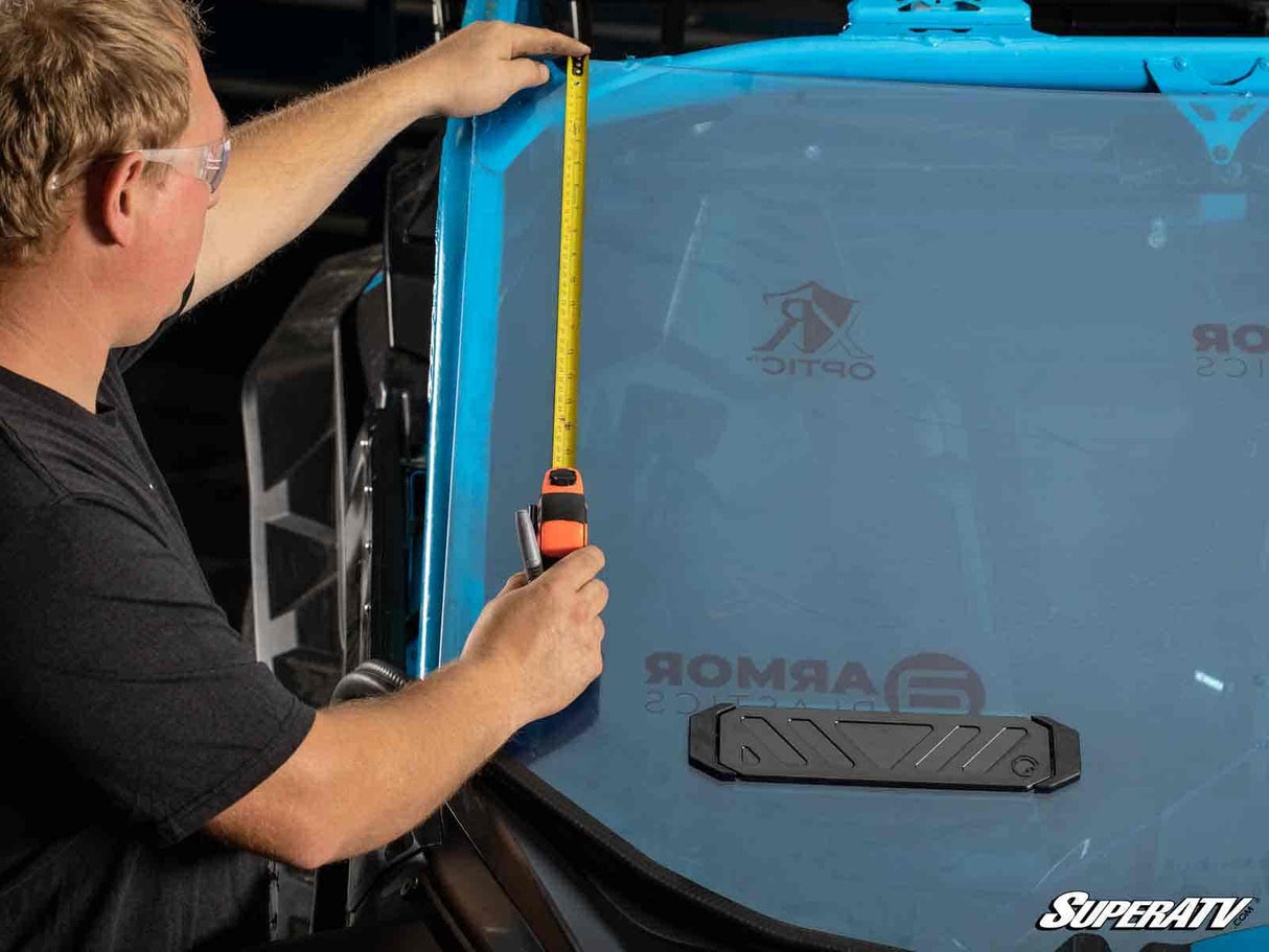 Photo of SuperATV Polaris RZR Turbo R Custom Cage Windshield Kit by SuperATV - Premium Windshields for UTVs / Side by Sides