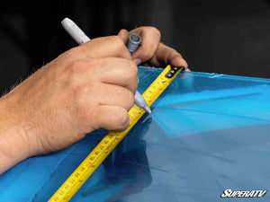 Photo of SuperATV Polaris RZR Turbo R Custom Cage Windshield Kit by SuperATV - Premium Windshields for UTVs / Side by Sides