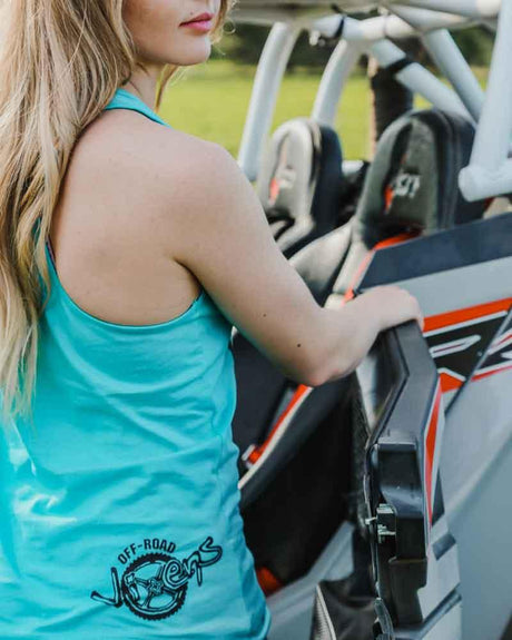 Photo of But did you Die? Racer Tank by OFF-ROAD VIXENS CLOTHING CO. - Premium Ladies Tanks for UTVs / Side by Sides