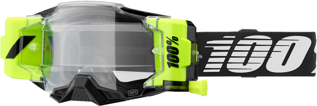 Photo of ARMEGA FORECAST GOGGLE BLACK CLEAR LENS by 100-PERCENT - Premium Eyewear for UTVs / Side by Sides
