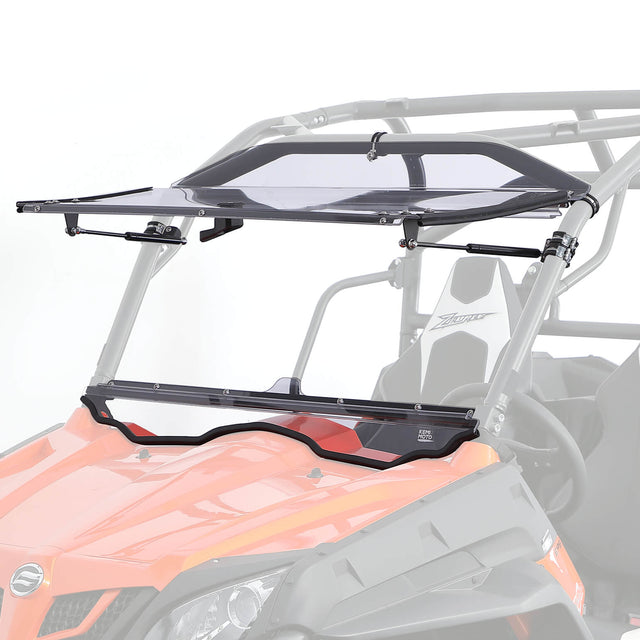 Photo of Kemimoto Flip Up Windshield for CFMOTO ZFORCE 500 | 800 | 1000 by Kemimoto - Premium for UTVs / Side by Sides