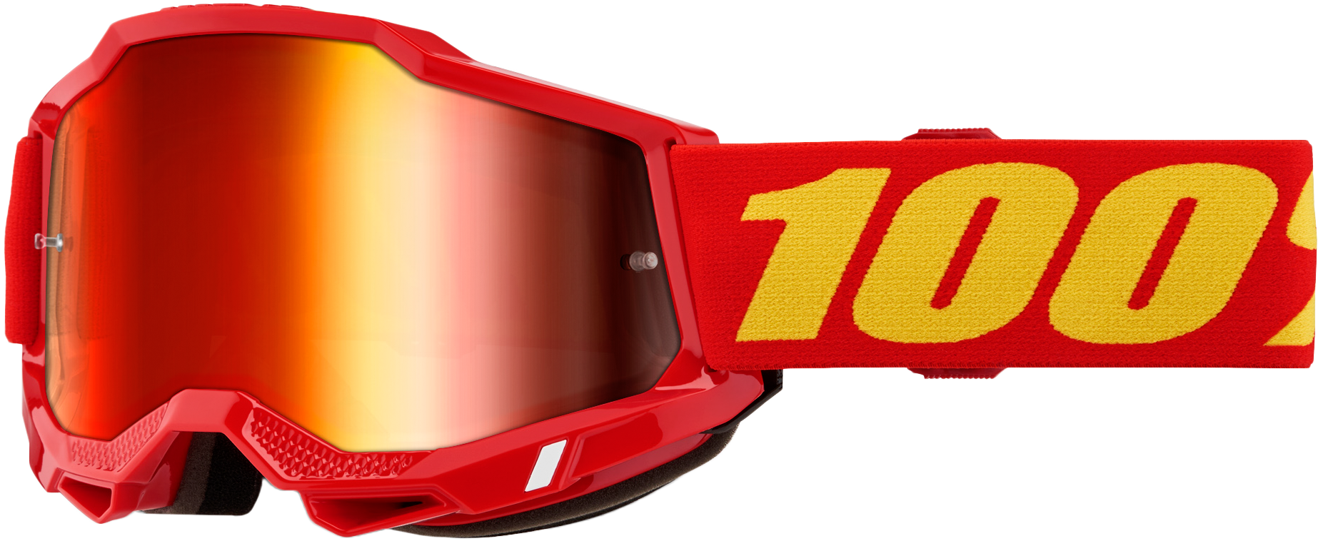 Photo of ACCURI 2 GOGGLE RED MIRROR RED LENS by 100-PERCENT - Premium Eyewear for UTVs / Side by Sides