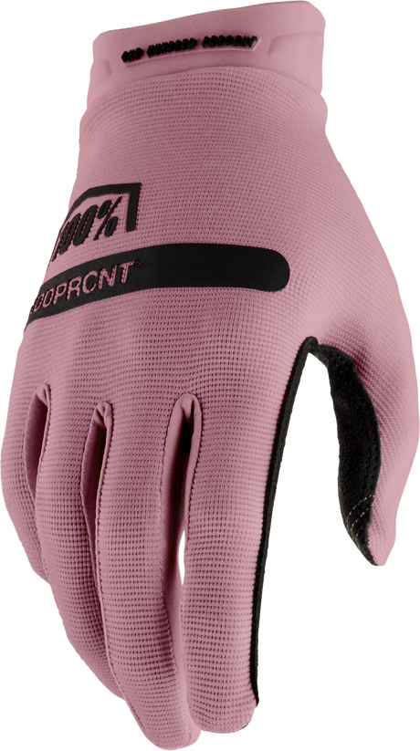 100% Ridecamp Women's Riding Gloves - Lavender, Small