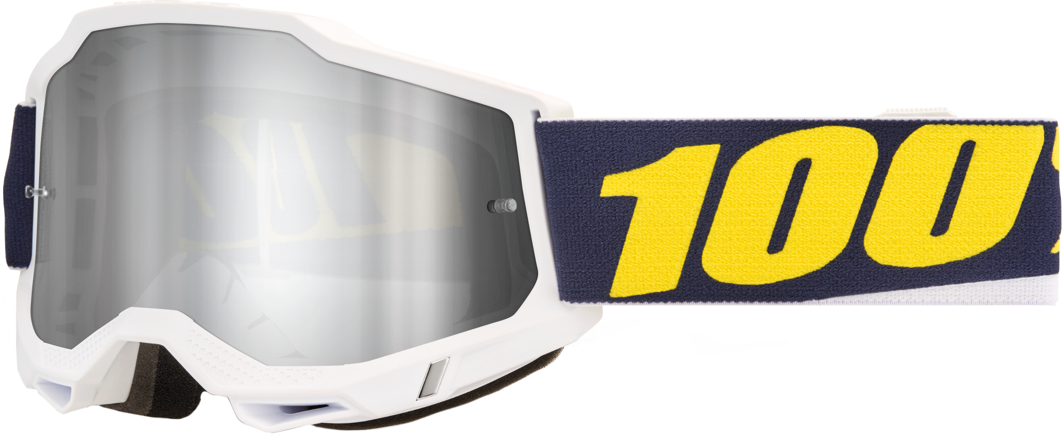 Photo of ACCURI 2 GOGGLE TOC MIRROR SILVER LENS by 100-PERCENT - Premium Eyewear for UTVs / Side by Sides