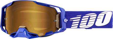 100% Armega Goggles - Klein Mirror True Gold Lens