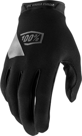 100% Ridecamp Riding Gloves - Black, 2XL