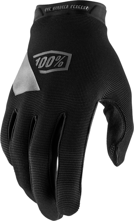 100% Ridecamp Riding Gloves - Black, XL