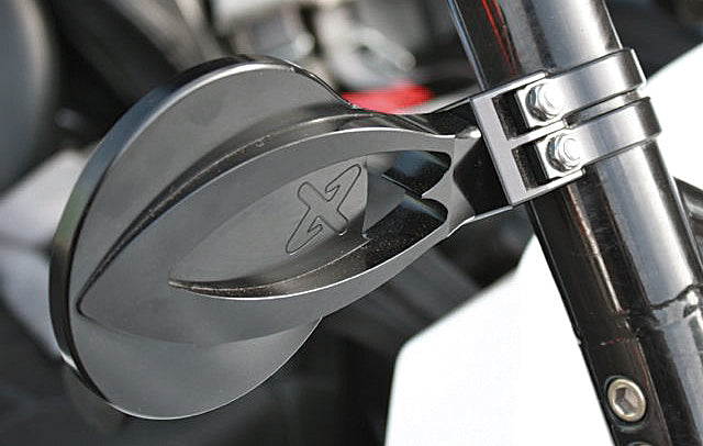 Photo of 4.0" PANORAMIC SIDE MIRROR 1 CLAMP MOUNT NEEDED by AXIA - Premium Mirrors for UTVs / Side by Sides