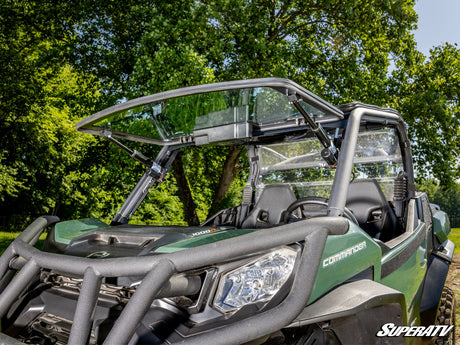 Can-Am Maverick Sport MaxDrive Power Flip Glass Windshield - With Wiper