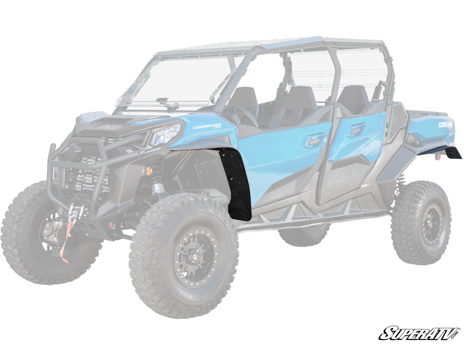 Photo of SuperATV Can-Am Commander Low Profile Fender Flares by SuperATV - Premium Fenders & Fender Guards for UTVs / Side by Sides