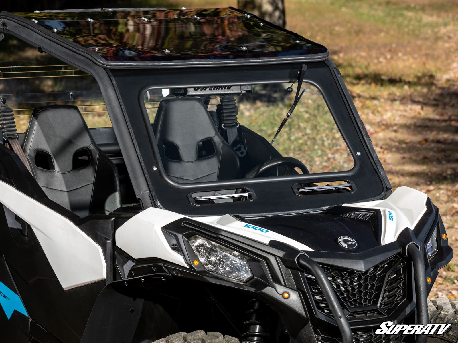 Photo of SuperATV Can-Am Commander Glass Windshield by SuperATV - Premium Windshields for UTVs / Side by Sides