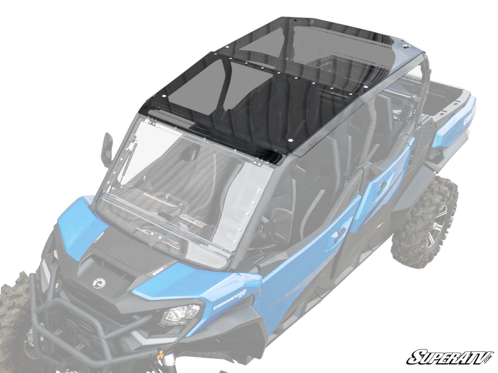 Photo of SuperATV Can-Am Commander MAX Tinted Roof by SuperATV - Premium Roofs for UTVs / Side by Sides