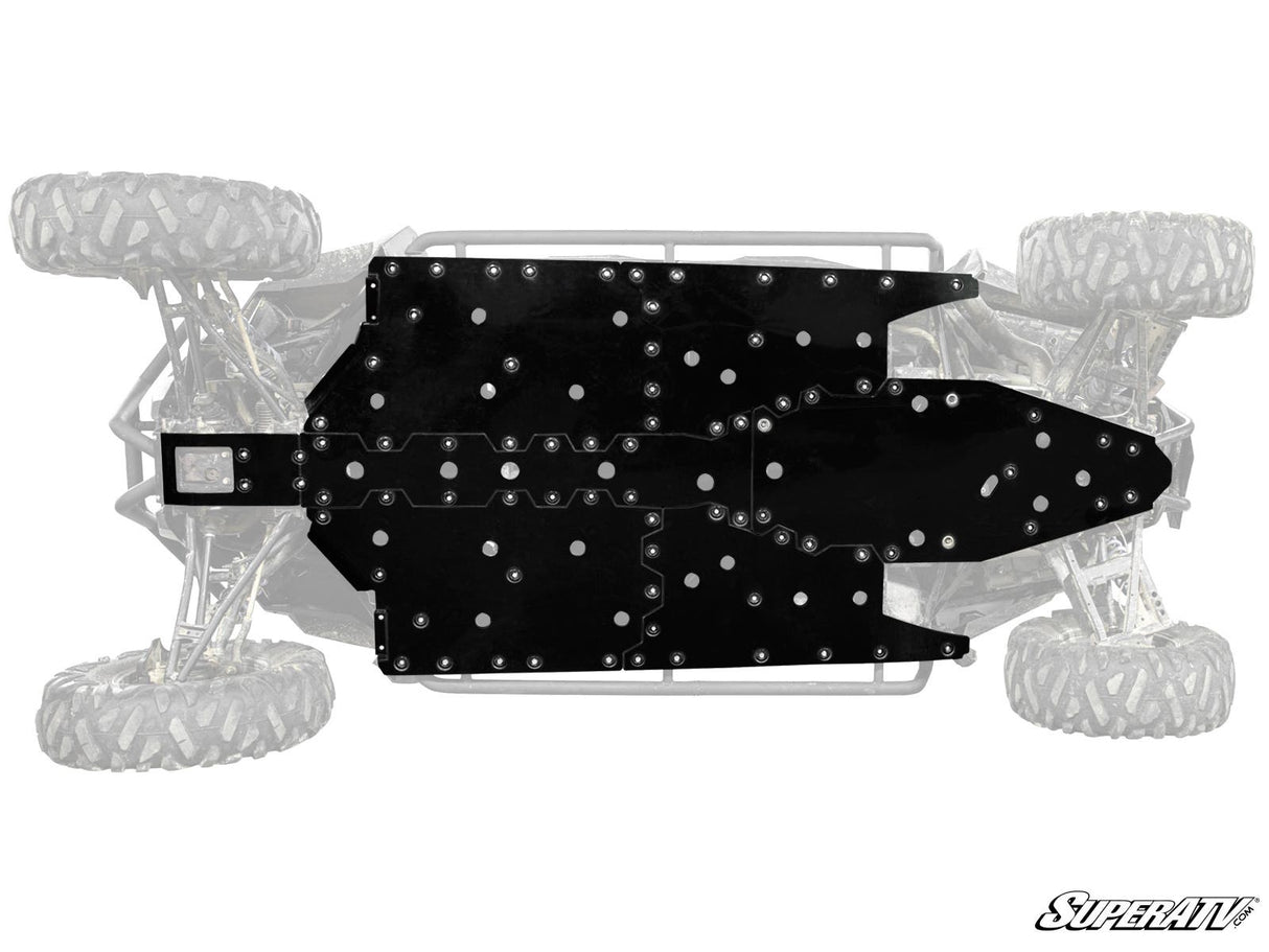 SuperATV Polaris RZR 4 900 Full Skid Plate