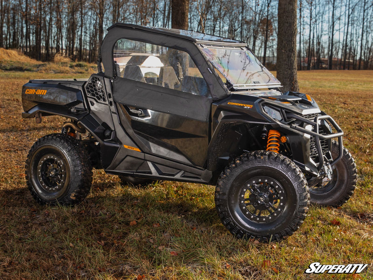 Photo of SuperATV Can-Am Commander Primal Soft Cab Enclosure Upper Doors by SuperATV - Premium Cab Enclosures for UTVs / Side by Sides