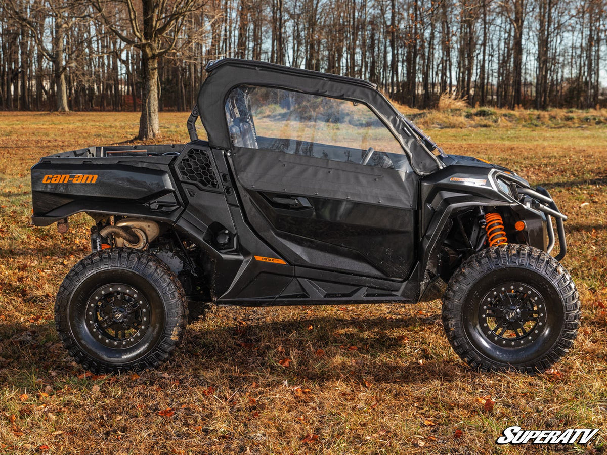 Photo of SuperATV Can-Am Commander Primal Soft Cab Enclosure Upper Doors by SuperATV - Premium Cab Enclosures for UTVs / Side by Sides