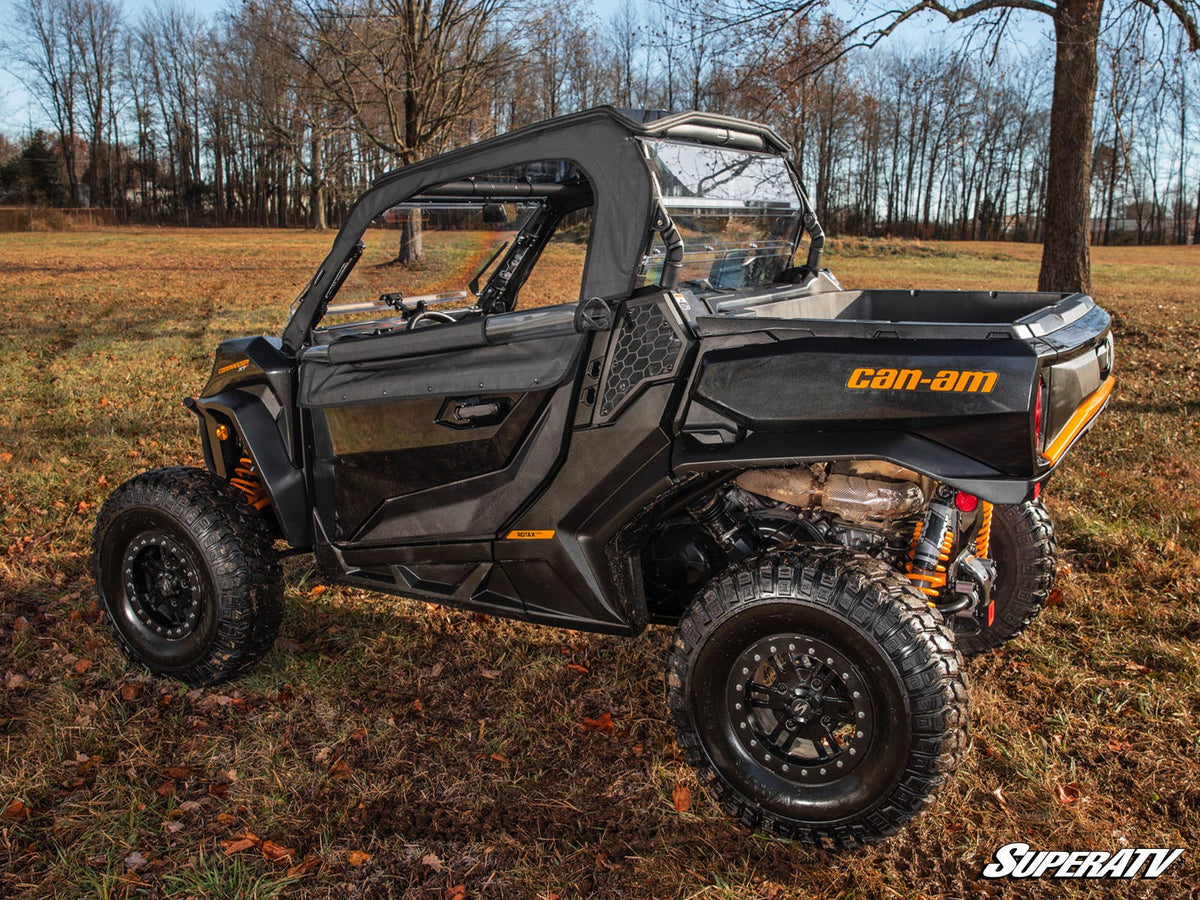Photo of SuperATV Can-Am Commander Primal Soft Cab Enclosure Upper Doors by SuperATV - Premium Cab Enclosures for UTVs / Side by Sides