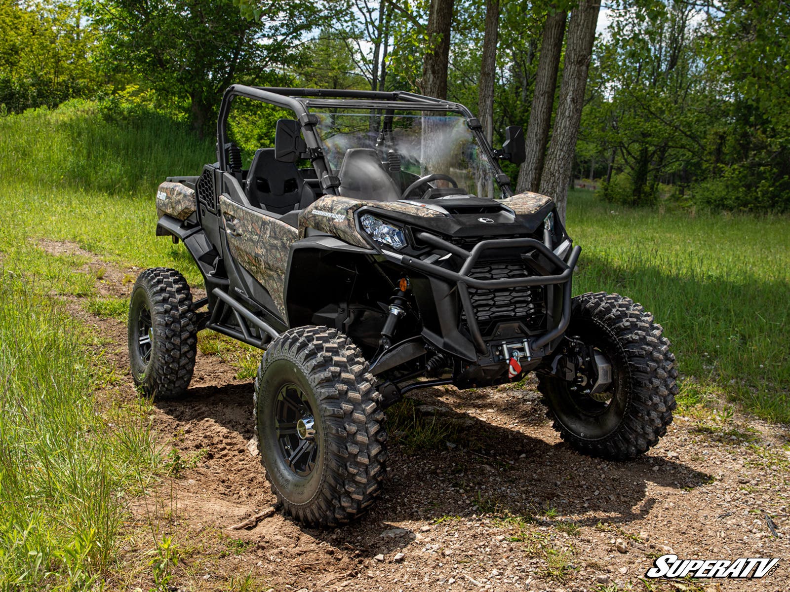 Photo of SuperATV Can-Am Commander WindshieldScratch Resistant by SuperATV - Premium for UTVs / Side by Sides