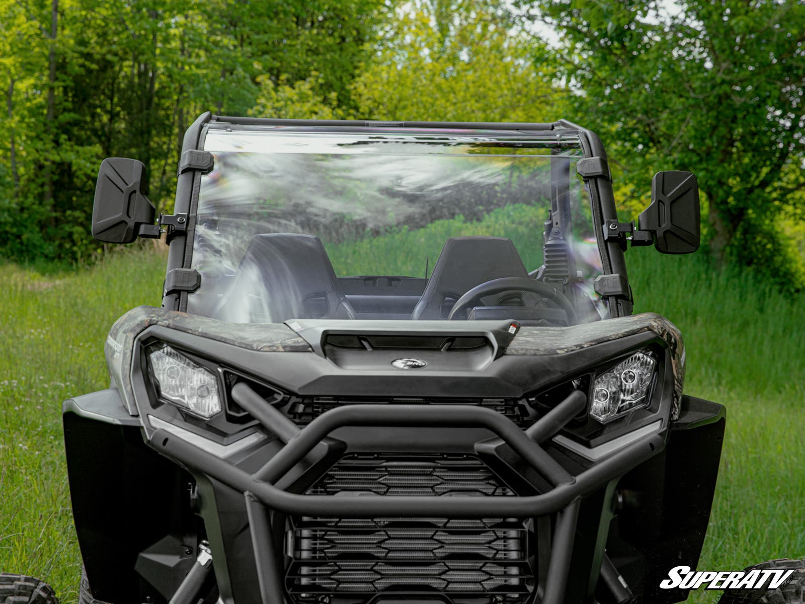 Photo of SuperATV Can-Am Commander WindshieldScratch Resistant by SuperATV - Premium for UTVs / Side by Sides