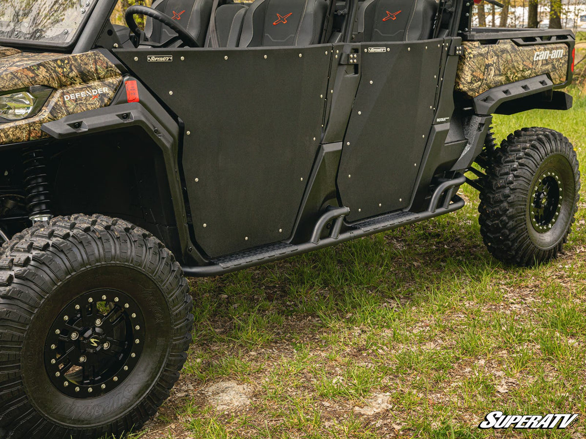 Photo of SuperATV Can-Am Defender MAX Heavy-Duty Nerf Bars by SuperATV - Premium Nerf Bars for UTVs / Side by Sides