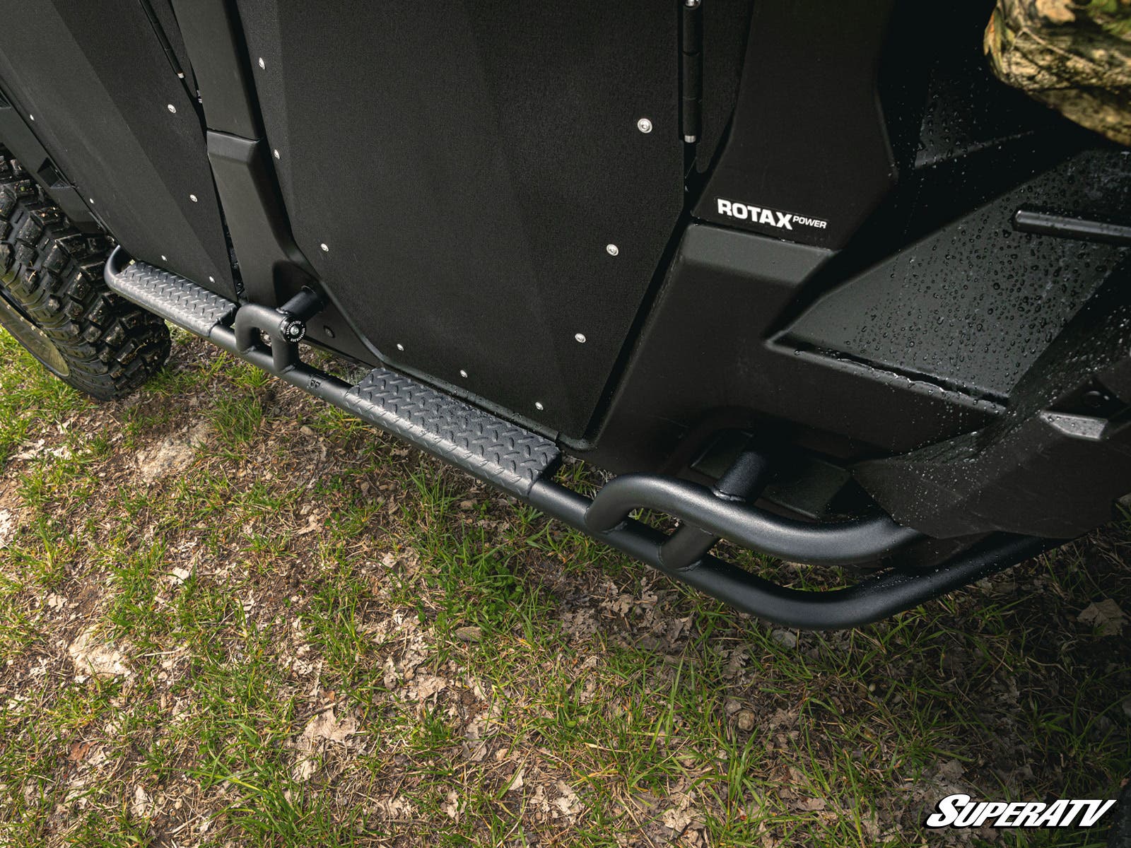 Photo of SuperATV Can-Am Defender MAX Heavy-Duty Nerf Bars by SuperATV - Premium Nerf Bars for UTVs / Side by Sides