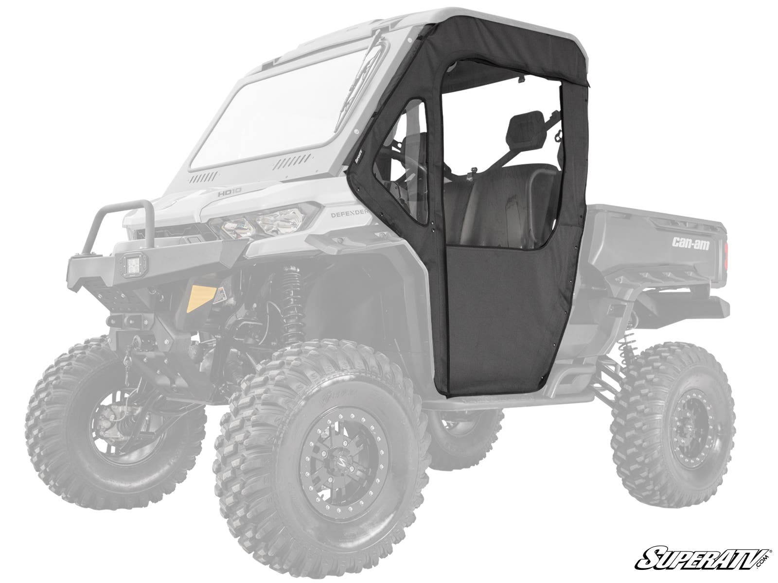 Photo of SuperATV Can-Am Defender Primal Soft Cab Enclosure Doors by SuperATV - Premium Doors for UTVs / Side by Sides
