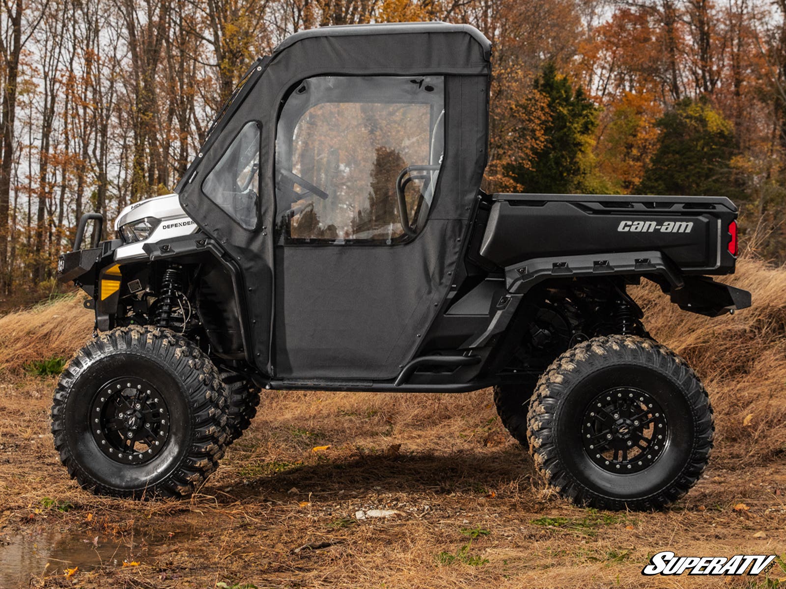 Photo of SuperATV Can-Am Defender Primal Soft Cab Enclosure Doors by SuperATV - Premium Doors for UTVs / Side by Sides