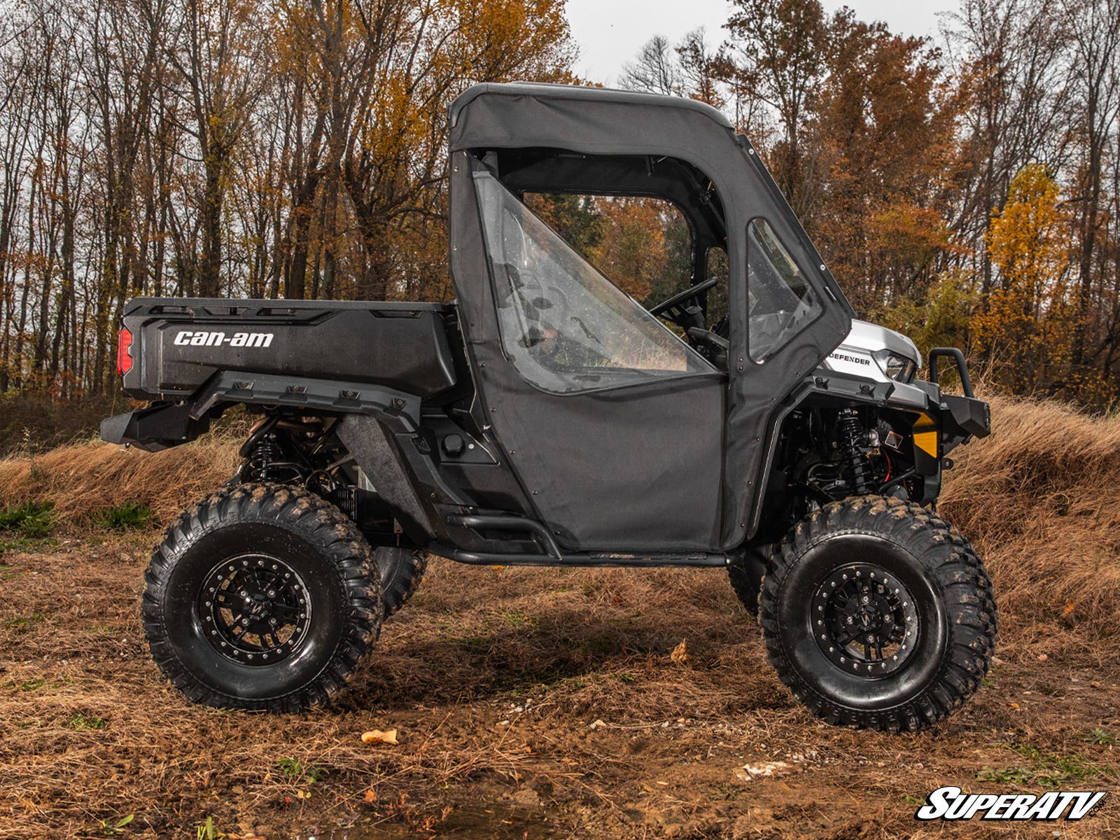Photo of SuperATV Can-Am Defender Primal Soft Cab Enclosure Doors by SuperATV - Premium Doors for UTVs / Side by Sides