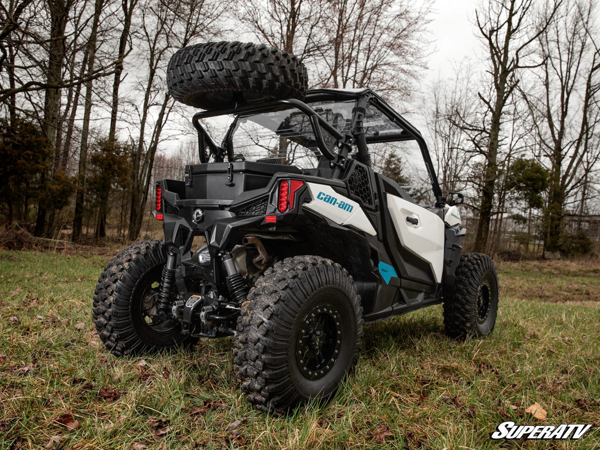Photo of SuperATV Can-Am Maverick Trail Spare Tire Carrier by SuperATV - Premium Spare Tire Mounts for UTVs / Side by Sides