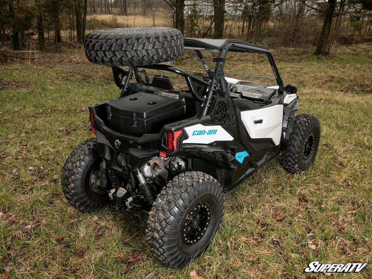 Photo of SuperATV Can-Am Maverick Trail Spare Tire Carrier by SuperATV - Premium Spare Tire Mounts for UTVs / Side by Sides