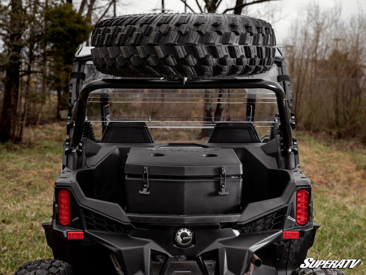 Photo of SuperATV Can-Am Maverick Trail Spare Tire Carrier by SuperATV - Premium Spare Tire Mounts for UTVs / Side by Sides