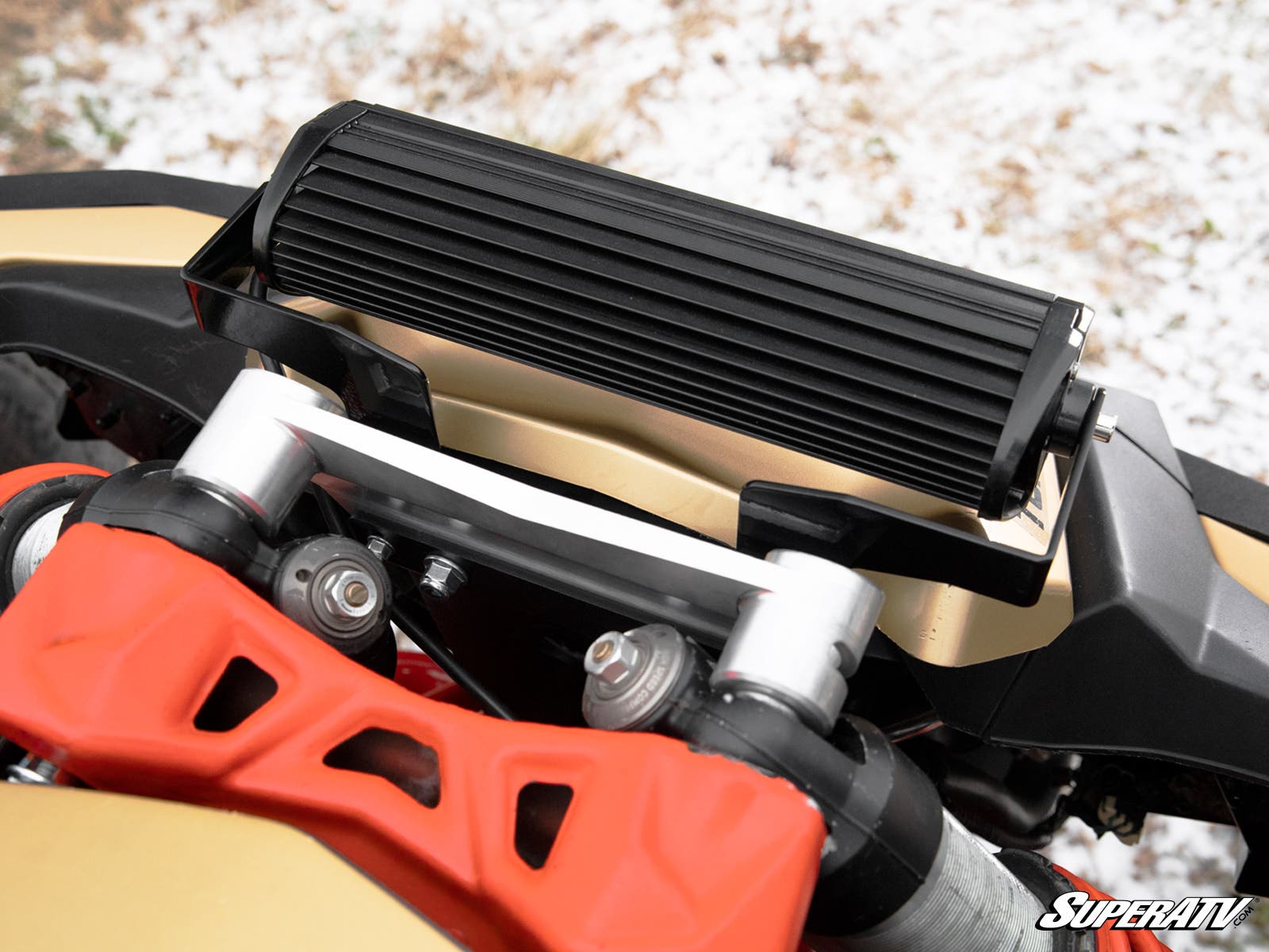 Photo of SuperATV Can-Am Maverick X3 12" Shock Tower Light Bar Mount by SuperATV - Premium Light Bars for UTVs / Side by Sides