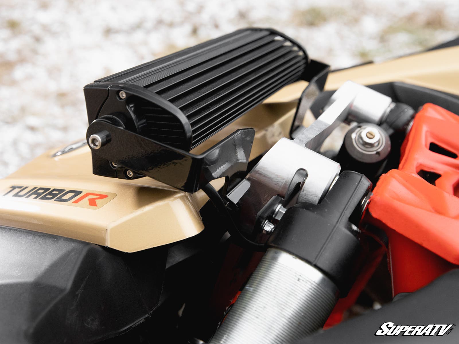 Photo of SuperATV Can-Am Maverick X3 12" Shock Tower Light Bar Mount by SuperATV - Premium Light Bars for UTVs / Side by Sides