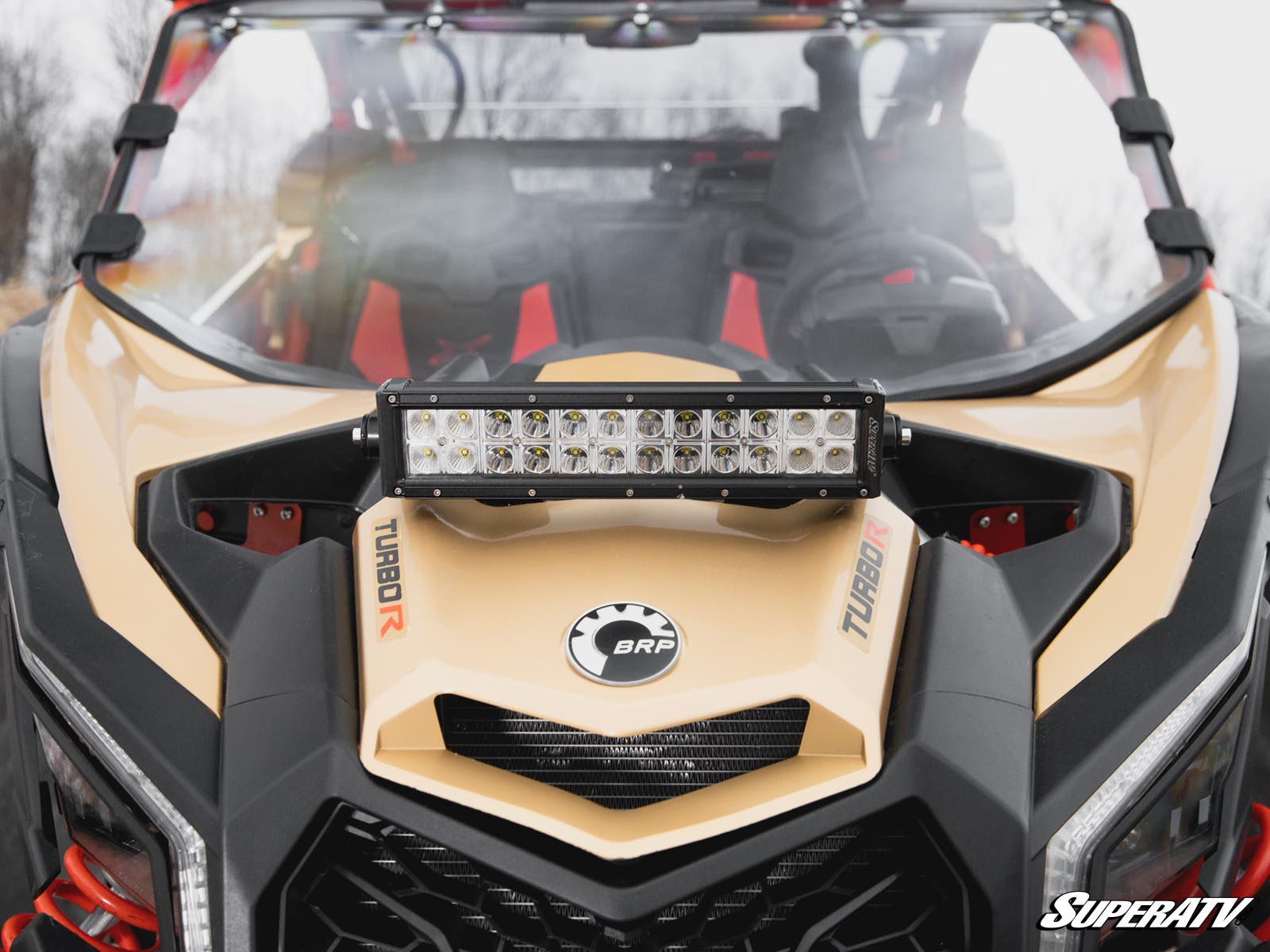 Photo of SuperATV Can-Am Maverick X3 12" Shock Tower Light Bar Mount by SuperATV - Premium Light Bars for UTVs / Side by Sides