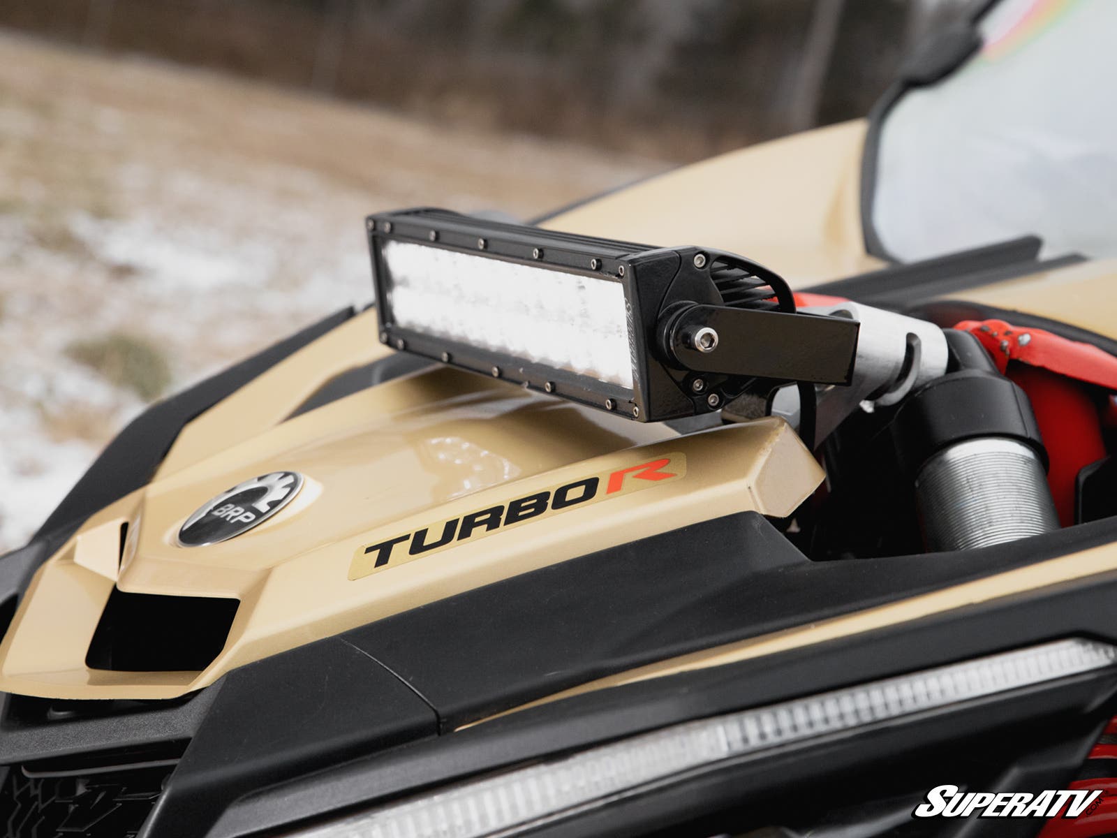 Photo of SuperATV Can-Am Maverick X3 12" Shock Tower Light Bar Mount by SuperATV - Premium Light Bars for UTVs / Side by Sides