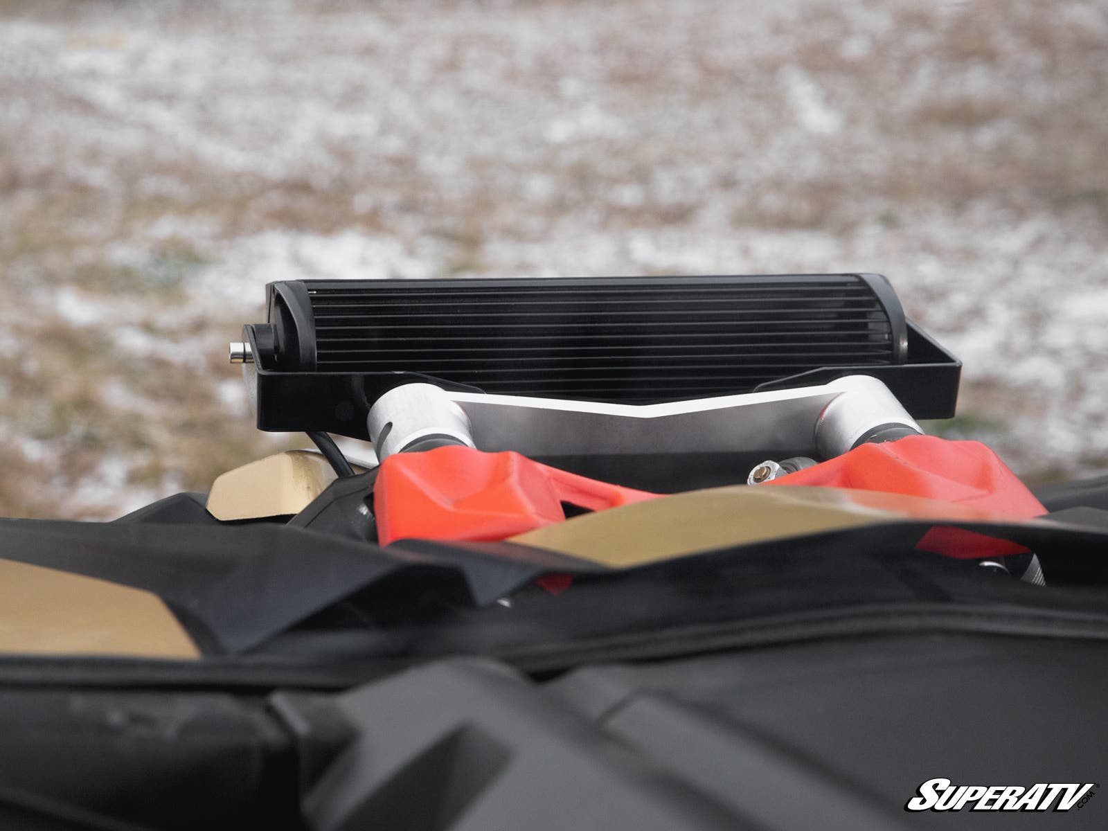 Photo of SuperATV Can-Am Maverick X3 12" Shock Tower Light Bar Mount by SuperATV - Premium Light Bars for UTVs / Side by Sides