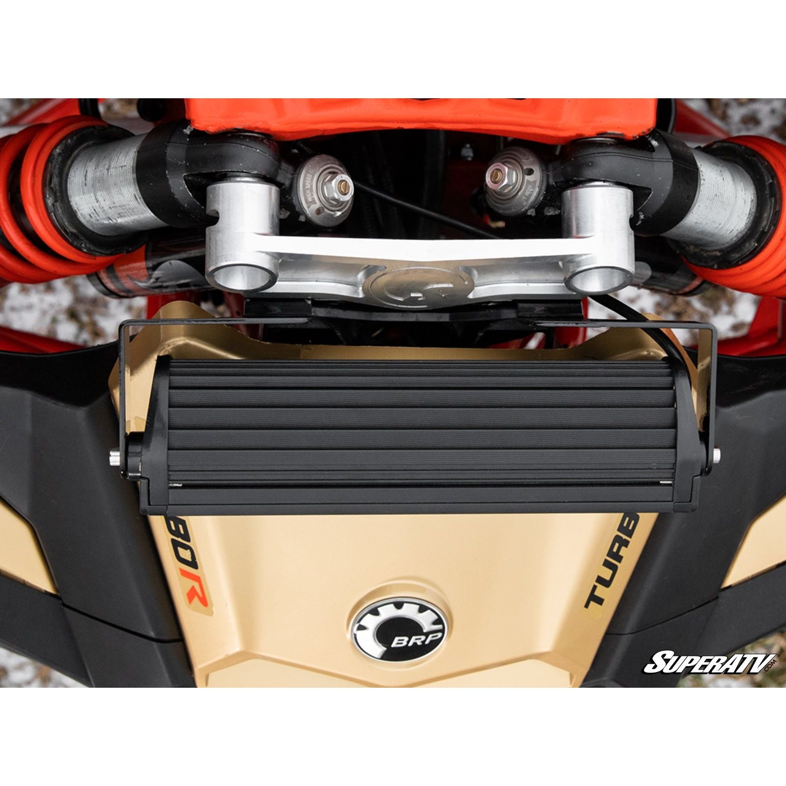 Photo of Can Am X3 12" Shock Tower Light Bar Mount by SuperATV - Premium Mounts for UTVs / Side by Sides